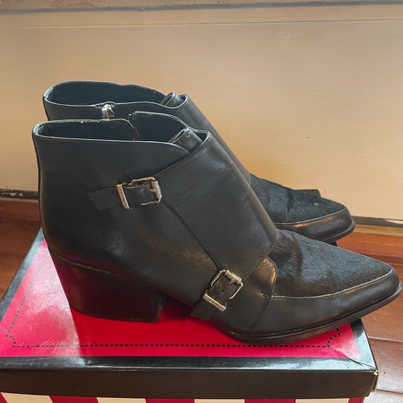 Circus by Sam Edelman Booties w/ Calf Hair Sz. 10.5 - Picture 2 of 5